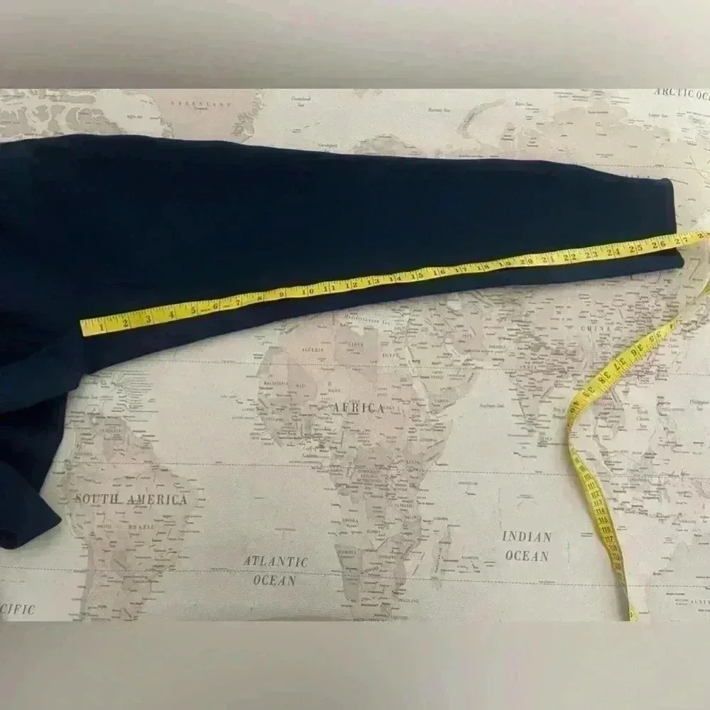 SPANX Navy Pointe Slim Pants Hidden Tummy Panel Size XL - Picture 9 of 10